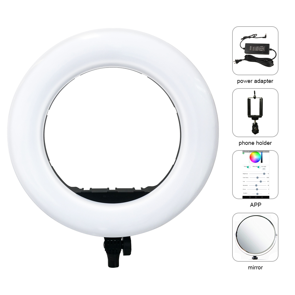 Photography Lighting App - Lampu Ring Fotografi Yidoblo QS-480DII Kontrol