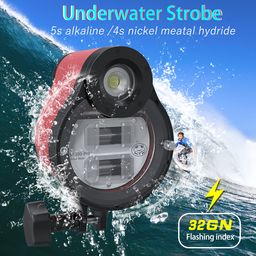 Photography Lighting Brand - Seafrogs ST-100 Pro, senter fotografi bawah