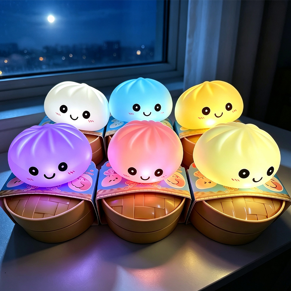 Photography Lighting For Food - Lampu Malam LED Estetis, Mainan Silikon