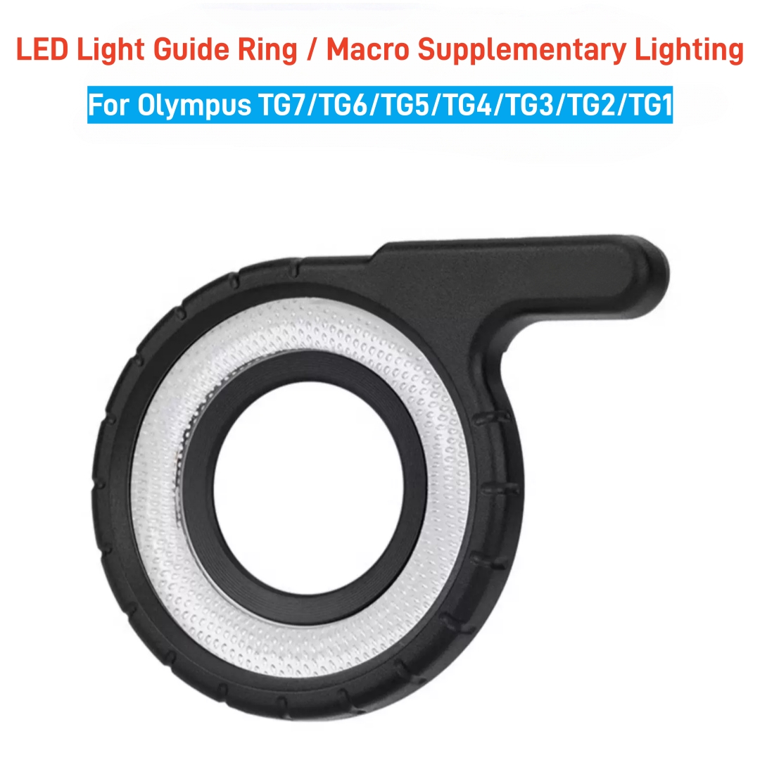 Photography Lighting Guide - Cincin Pemandu Cahaya LED, Diffuser Makro,