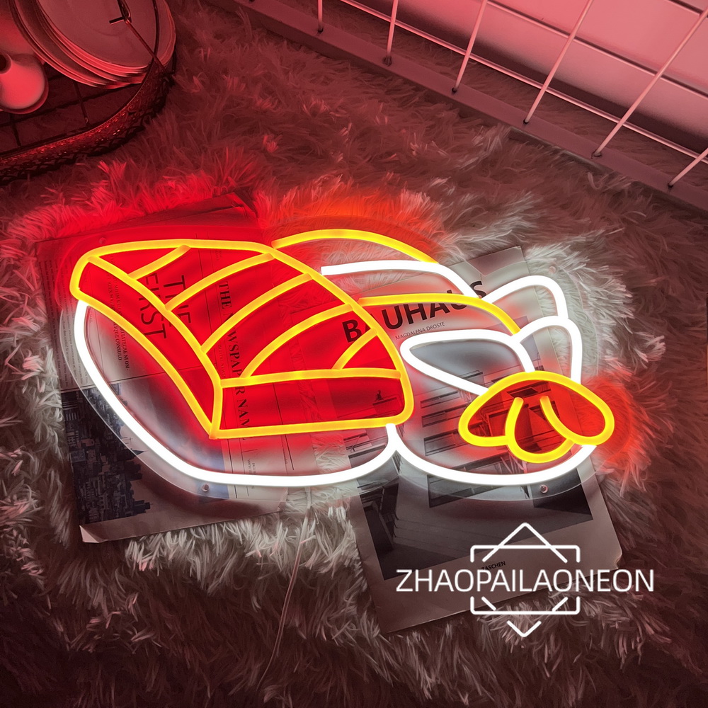Photography Lighting For Food - Tanda Neon Sushi lampu Led toko