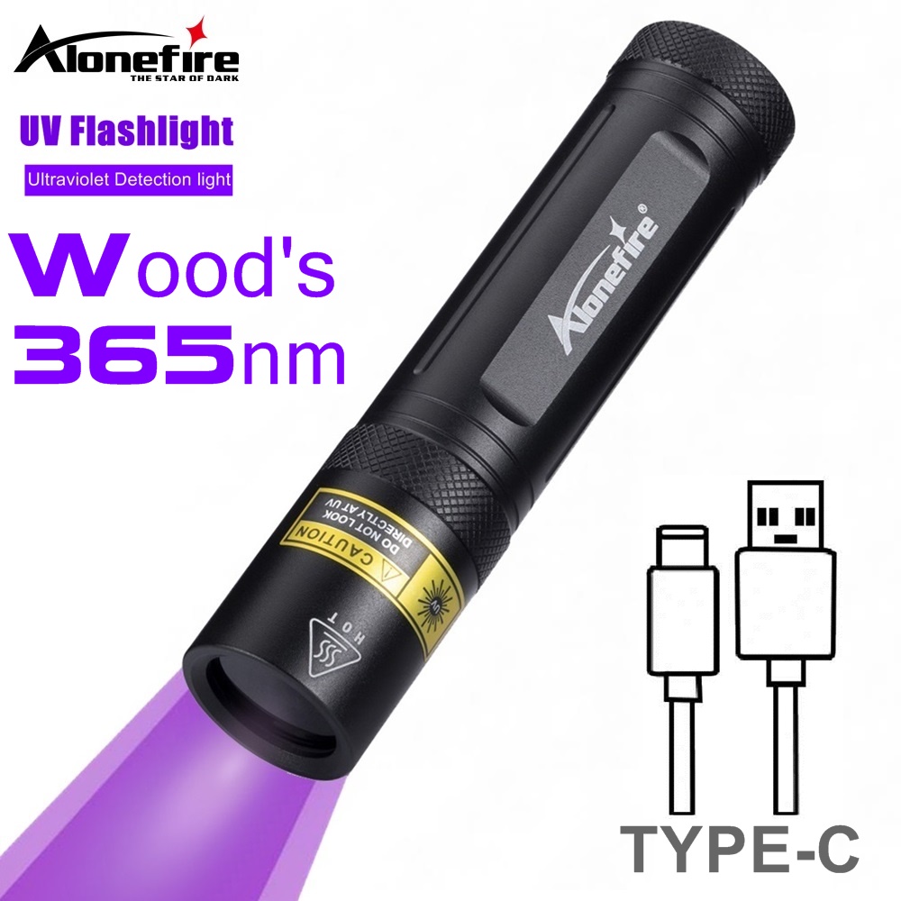 Photography Lighting For Food - Alonefire SV77 Senter UV 10W 365nm,