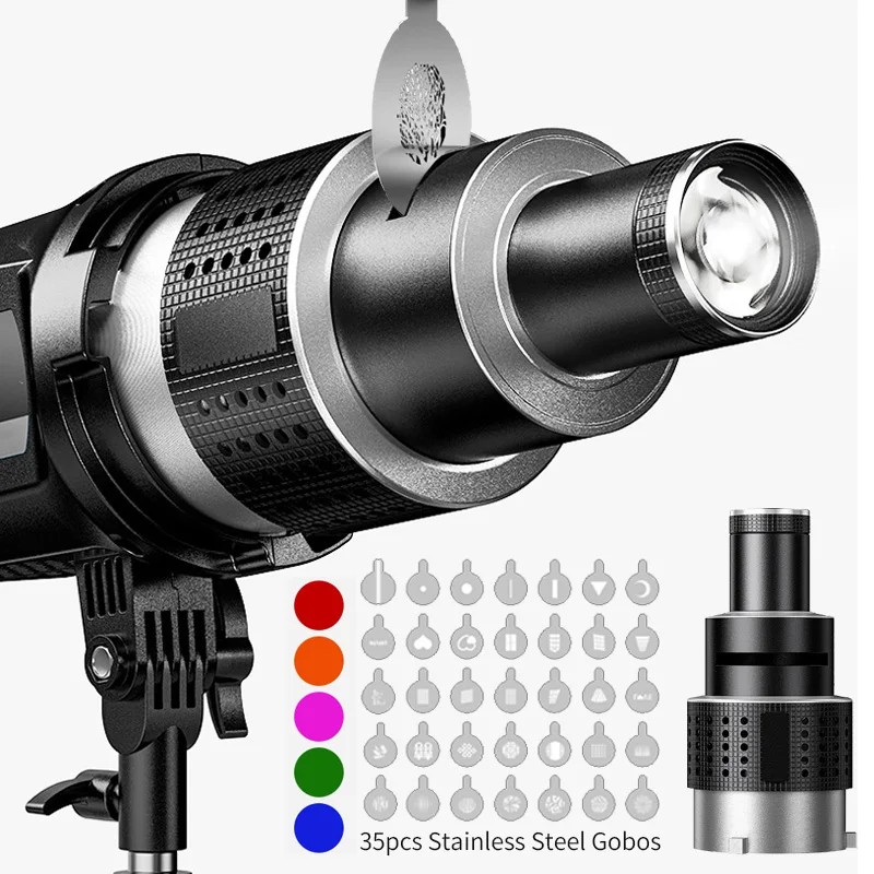 Photography Umbrella Lighting Kit - Untuk Kit Snoot Optik Kerucut Lampu