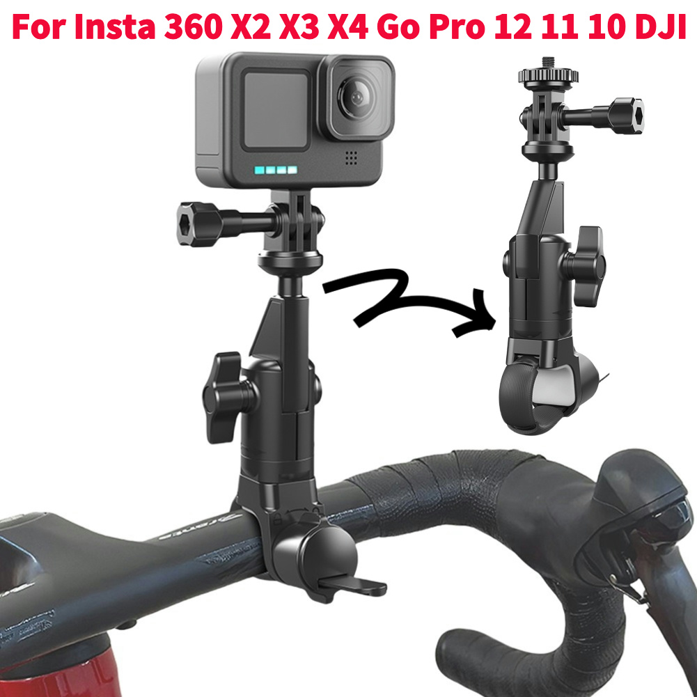 Insta360 Camera X3 - Pemegang stang sepeda motor 360, pemegang