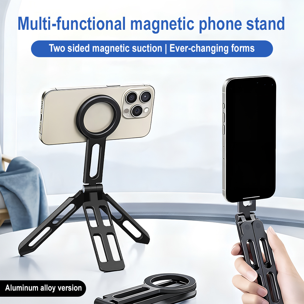 Photography Lighting For Food - Penyangga Ponsel Magnetik Empat-sumbu 360 °