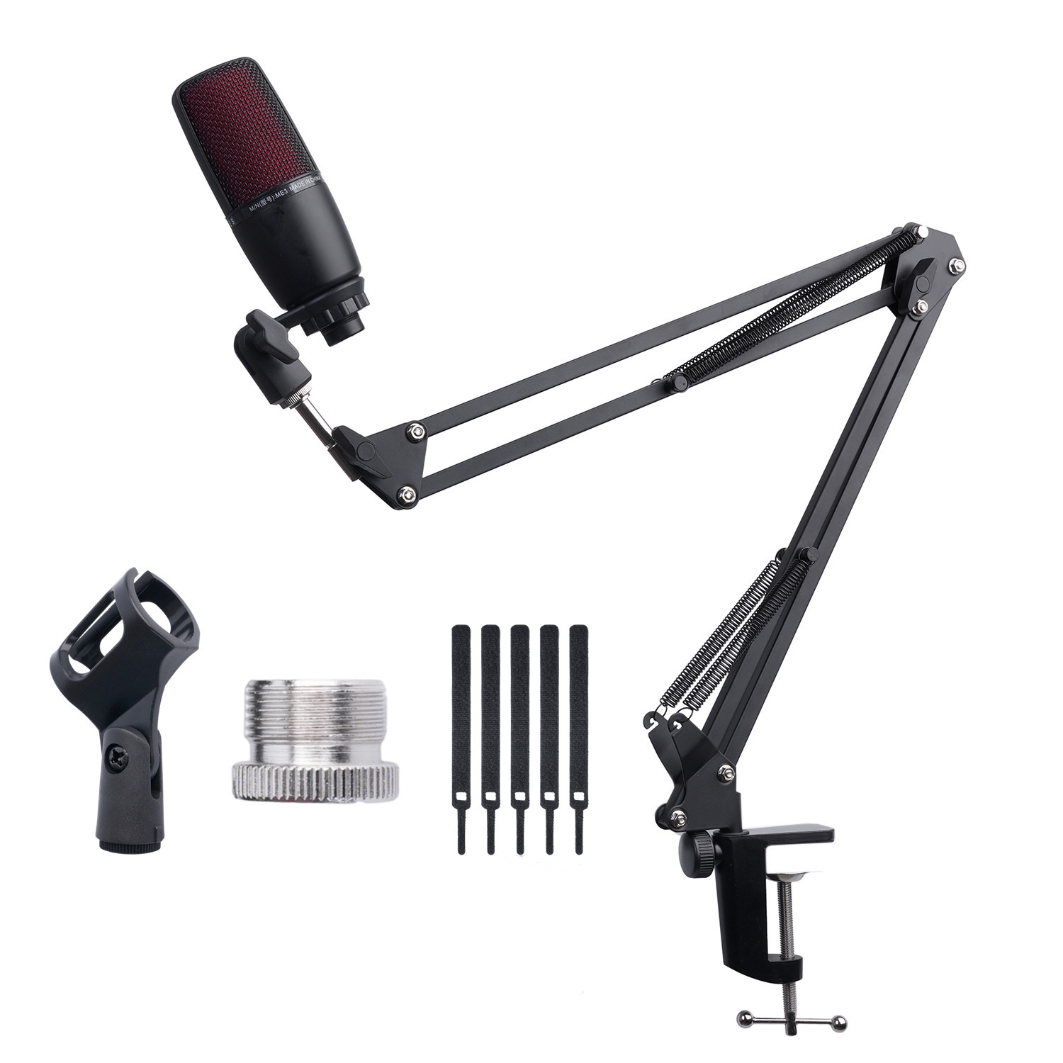 Boom Arm Stand - Pemegang mikrofon rekaman dapat diperpanjang, gunting