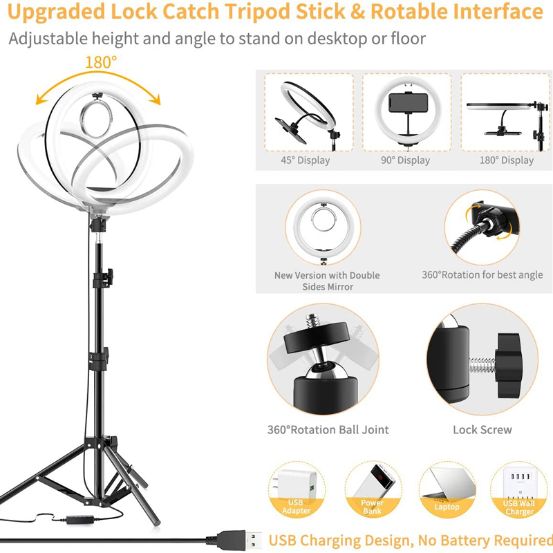 Lampu Cincin Selfie 16/26/33Cm - Photography Lighting Set Up ulasan dan harga