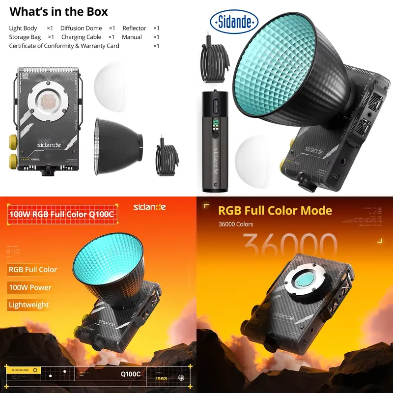 Merek Untuk Sidande Q100C Q100 - Photography Lighting Brand ulasan dan harga