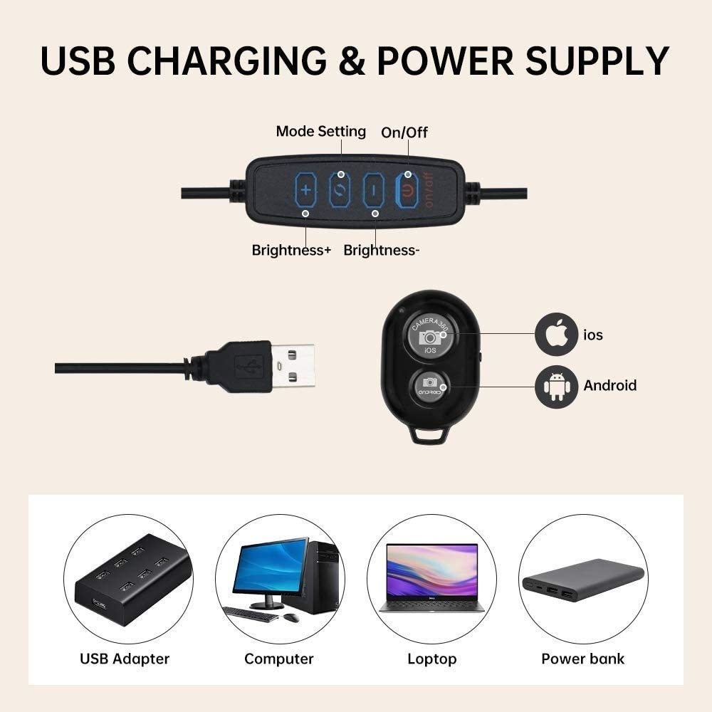Lampu Ring fotografi LED 16cm/ - Photography Lighting Set Up ulasan dan harga