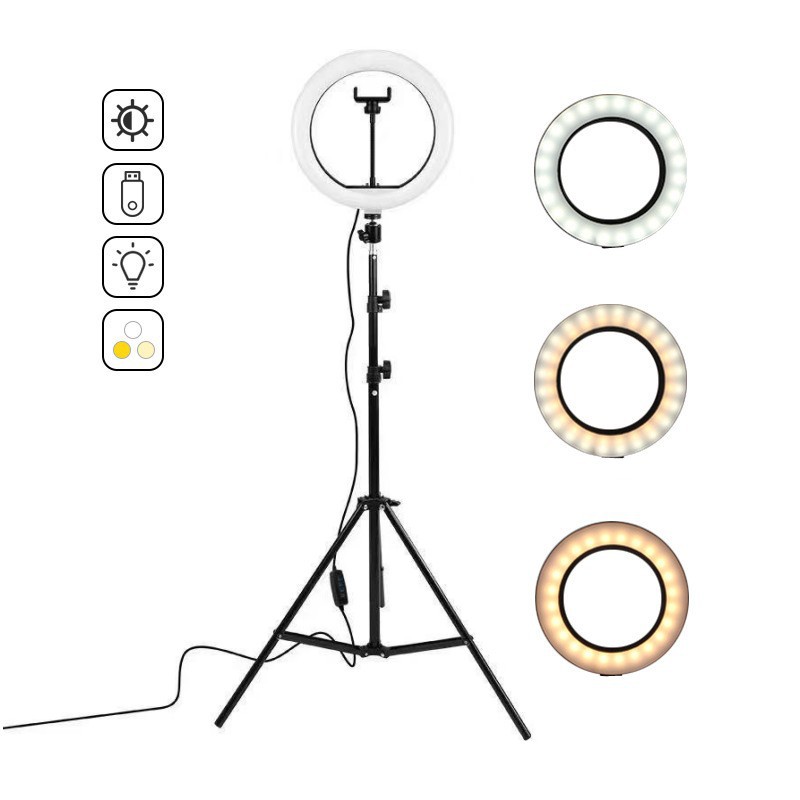 Lampu Ring fotografi LED 16cm/ - Photography Lighting Set Up ulasan dan harga