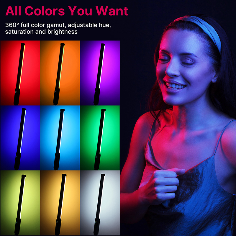 Ulanzi VL119 Lampu Stik Warna- - Photography Lighting Rgb ulasan dan harga