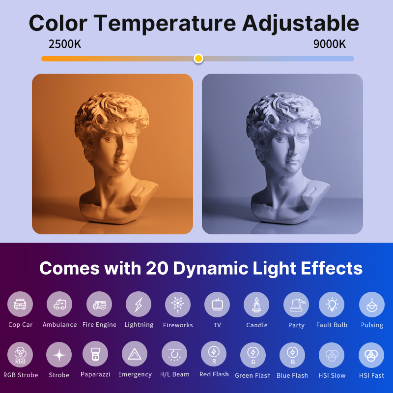 Ulanzi VL119 Lampu Stik Warna- - Photography Lighting Rgb ulasan dan harga