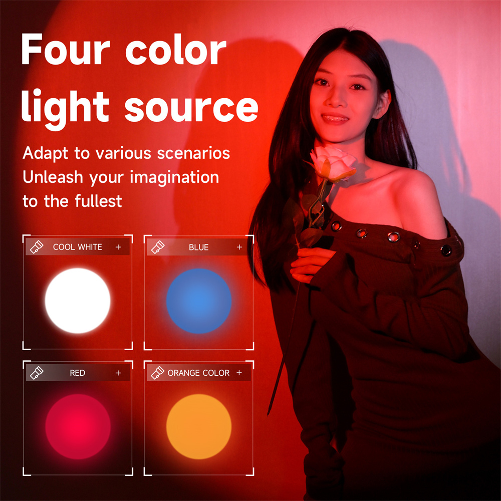 Senter Fotografi BARU 4-Warna  - Photography Lighting Rgb ulasan dan harga