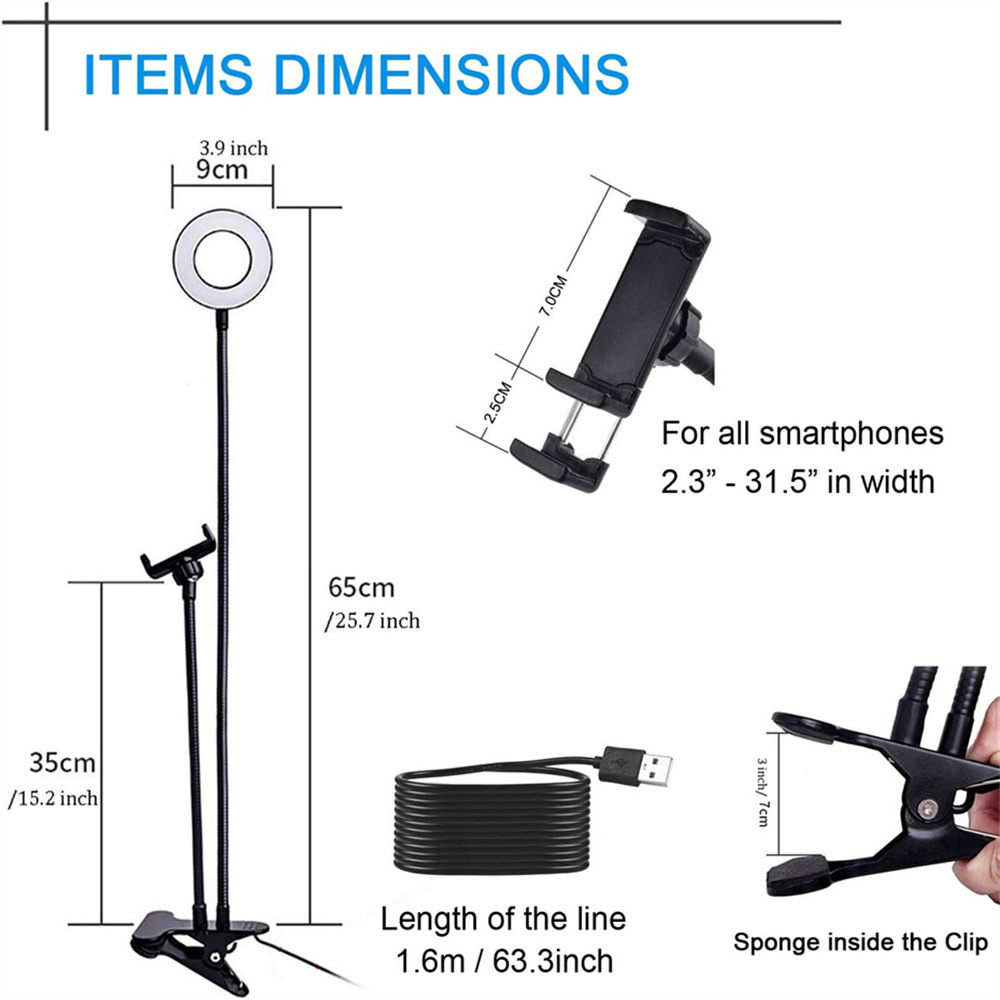Penyangga Ponsel Universal yan - Photography Lighting Set Up ulasan dan harga