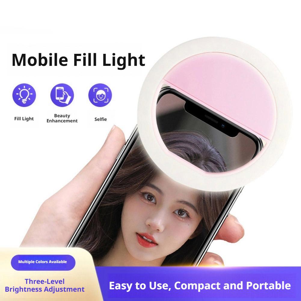 Lampu Cincin Selfie Clip On Is - Photography Lighting Set Up ulasan dan harga