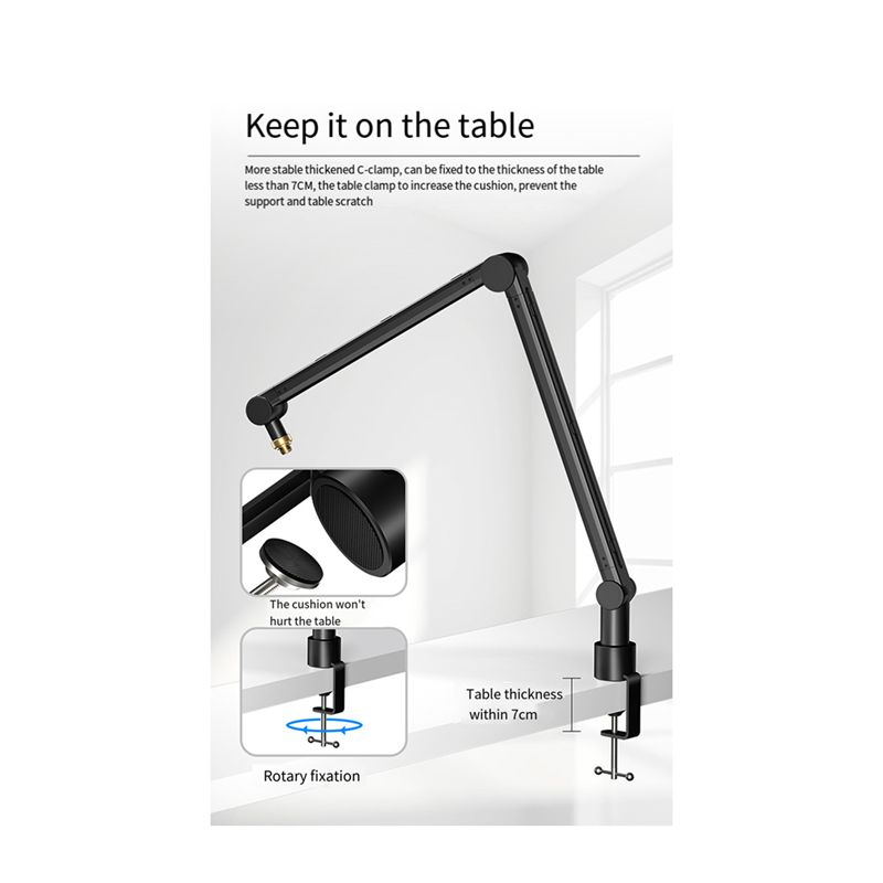 SYDS Dudukan Mikrofon Dapat Di - Boom Arm Stand ulasan dan harga