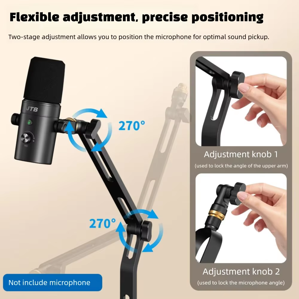 Stand Mikrofon Lipat untuk Des - Boom Arm Stand ulasan dan harga