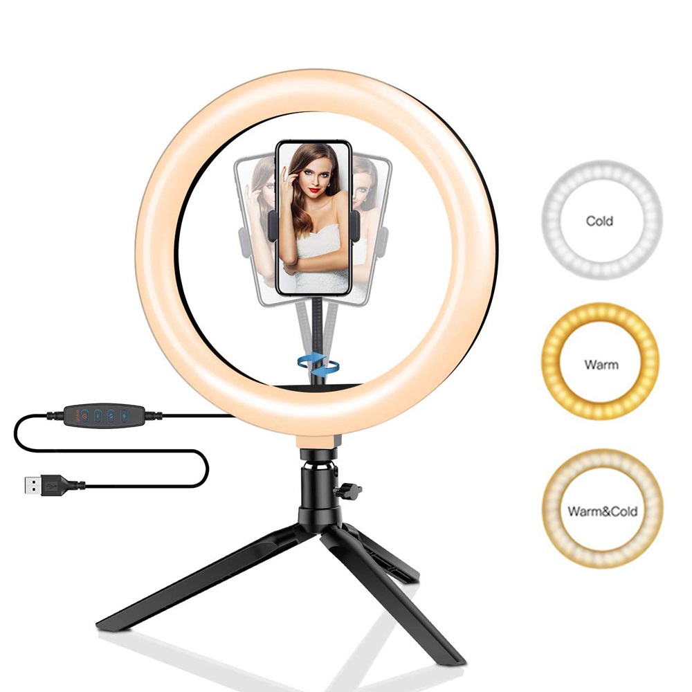Lampu Ring Led 26cm untuk Trip - Photography Umbrella Lighting Kit ulasan dan harga
