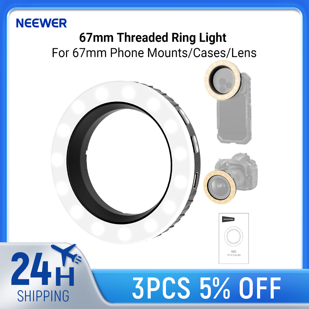 Ring Light NEEWER Basics 67mm  - Photography Lighting Set Up ulasan dan harga
