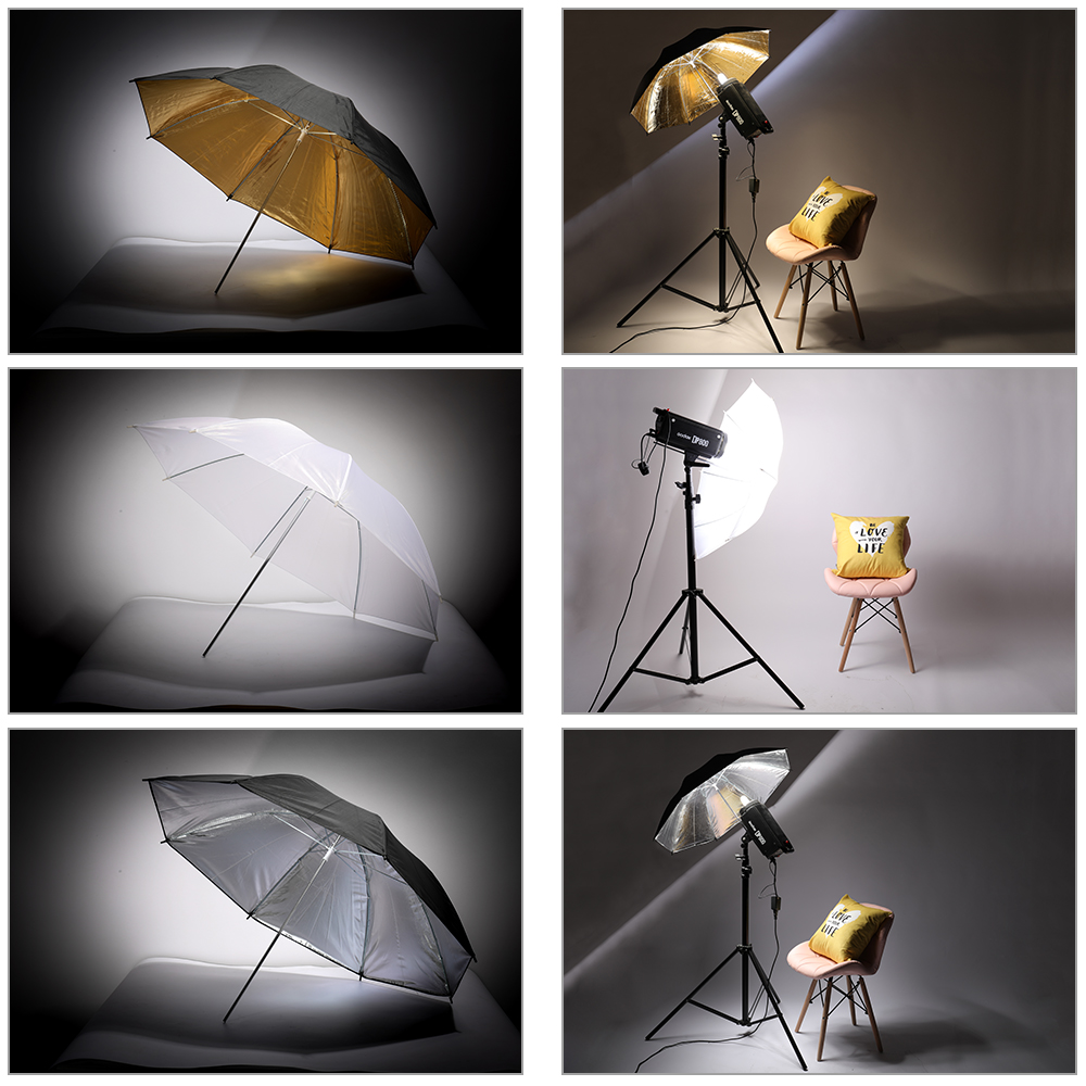 Perlengkapan Pencahayaan Fotog - Photography Umbrella Lighting Kit ulasan dan harga