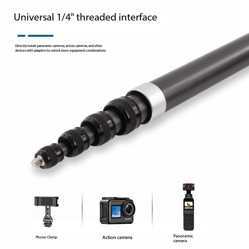 Tongkat Ekstensi Serat Karbon  - Insta360 Camera X3 ulasan dan harga