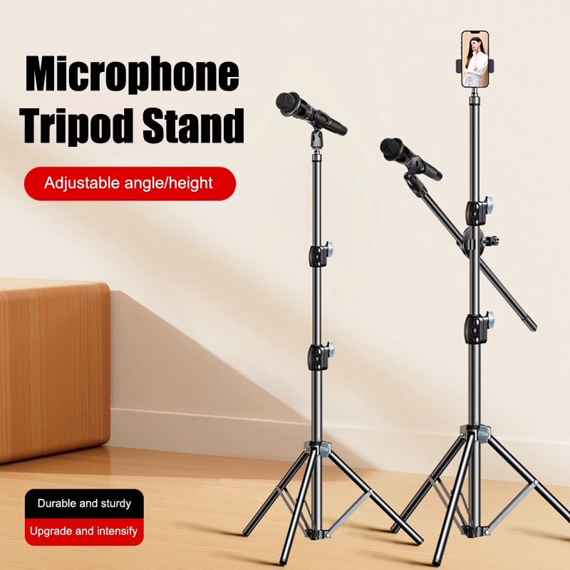 Statif Mikrofon Boom Tripod 1. - Boom Arm Stand ulasan dan harga