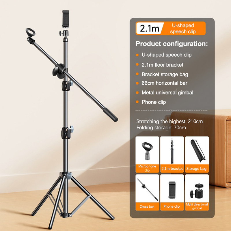 Statif Mikrofon Boom Tripod 1. - Boom Arm Stand ulasan dan harga
