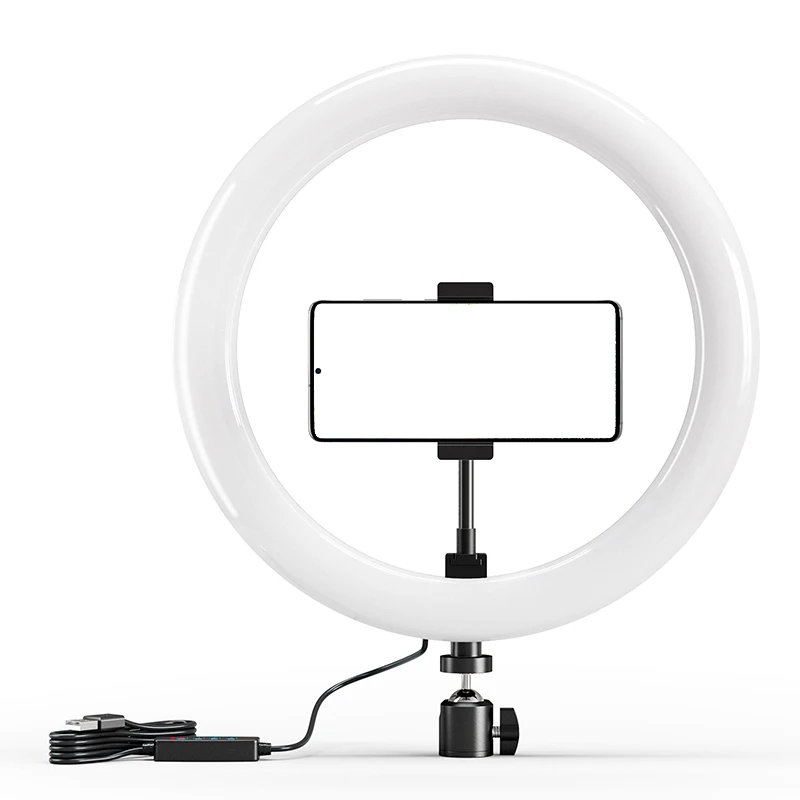 Lampu Cincin Swafoto LED 10 In - Photography Lighting Set Up ulasan dan harga
