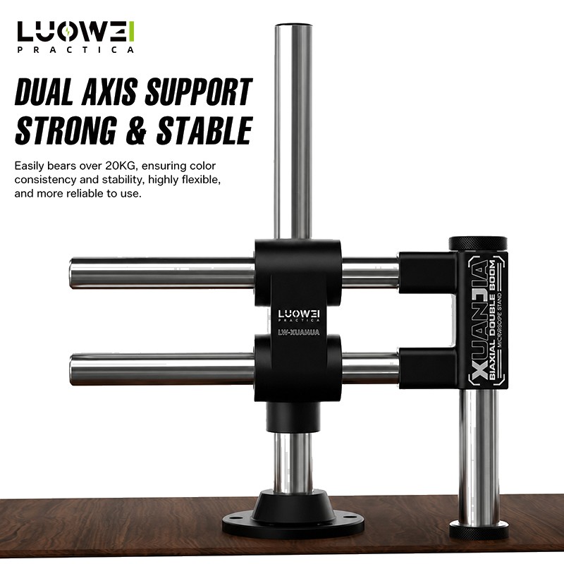 Statif Mikroskop Dual Axis Dou - Boom Arm Stand ulasan dan harga