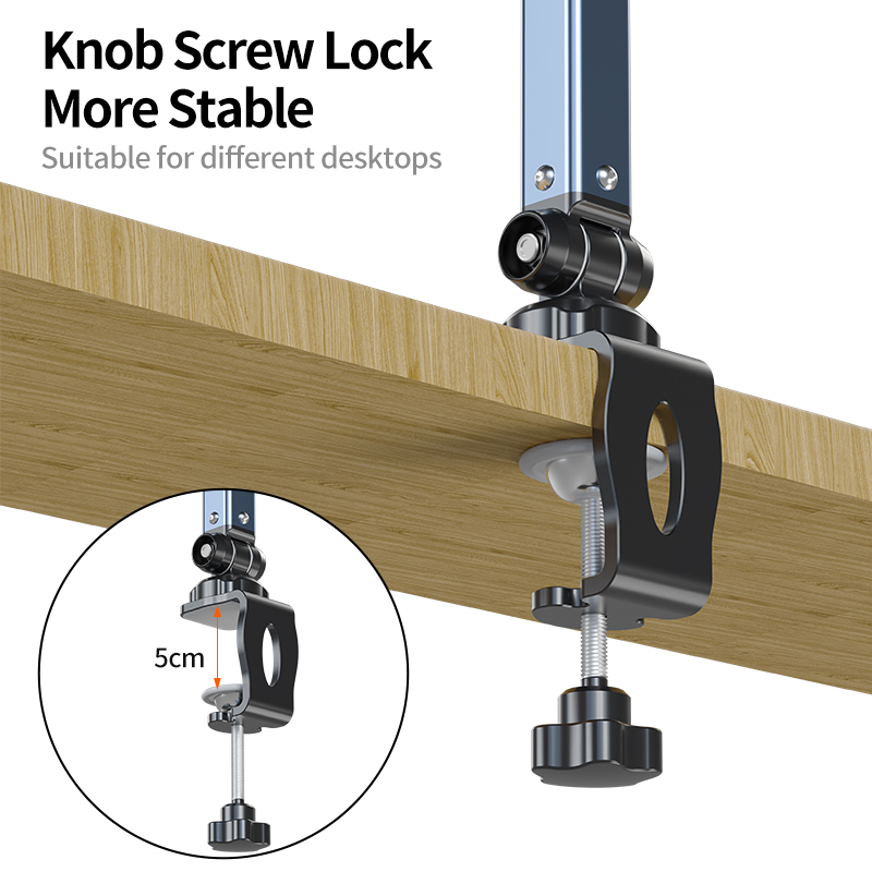Penyangga Mikrofon Aluminium A - Boom Arm Stand ulasan dan harga