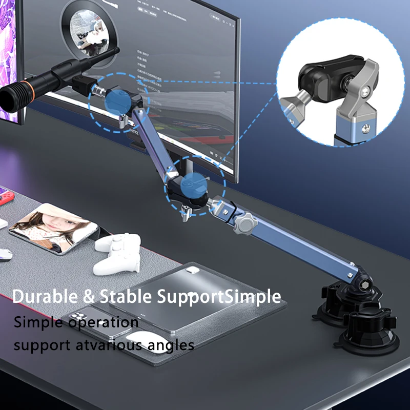 Penyangga Mikrofon Fleksibel P - Boom Arm Stand ulasan dan harga