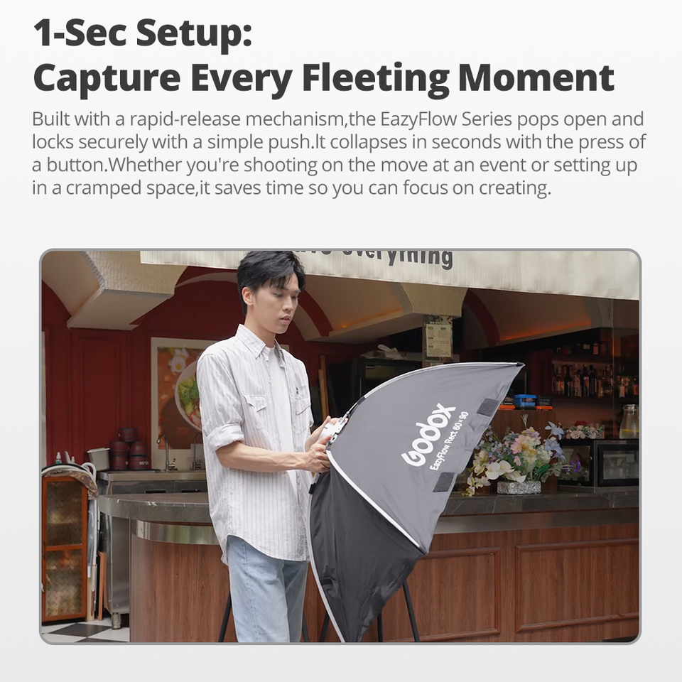 Godox Seri EazyFlow, Softbox L - Photography Lighting Set Up ulasan dan harga