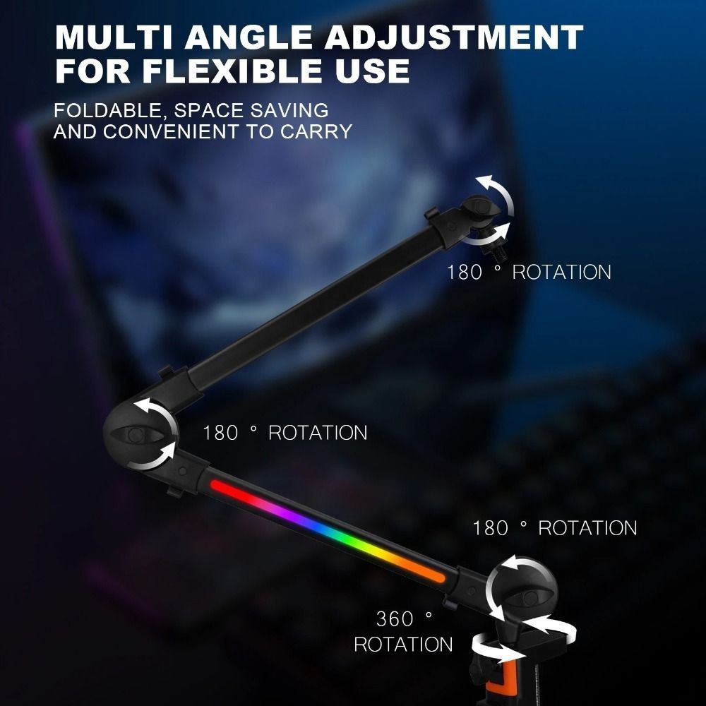 Profesional 360 °   Lengan Mik - Boom Arm Stand ulasan dan harga